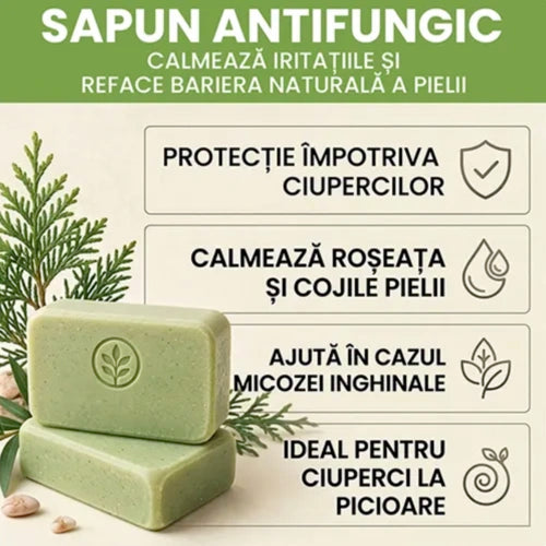 Săpun Antifungic ⎻ Te scapă de ciupercă, mâncărime și mirosuri neplăcute